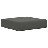 vidaXL Buitenstoel Kussen Antraciet 40 x 40 x 8 cm 100% Polyester