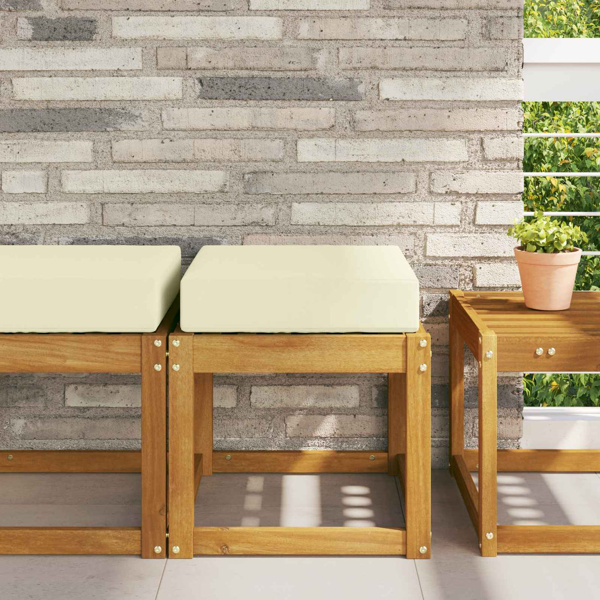 vidaXL Buitenstoel Kussen Antraciet 40 x 40 x 8 cm 100% Polyester
