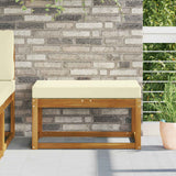 vidaXL Buitenstoel Kussen Antraciet 40 x 40 x 8 cm 100% Polyester