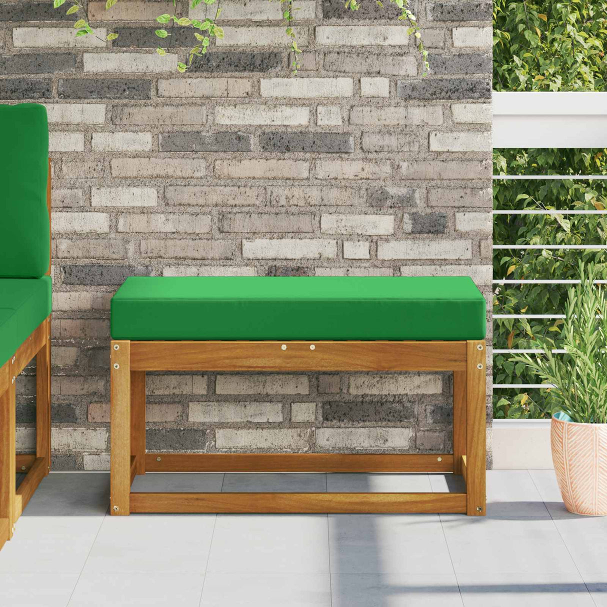 vidaXL Buitenstoel Kussen Antraciet 40 x 40 x 8 cm 100% Polyester