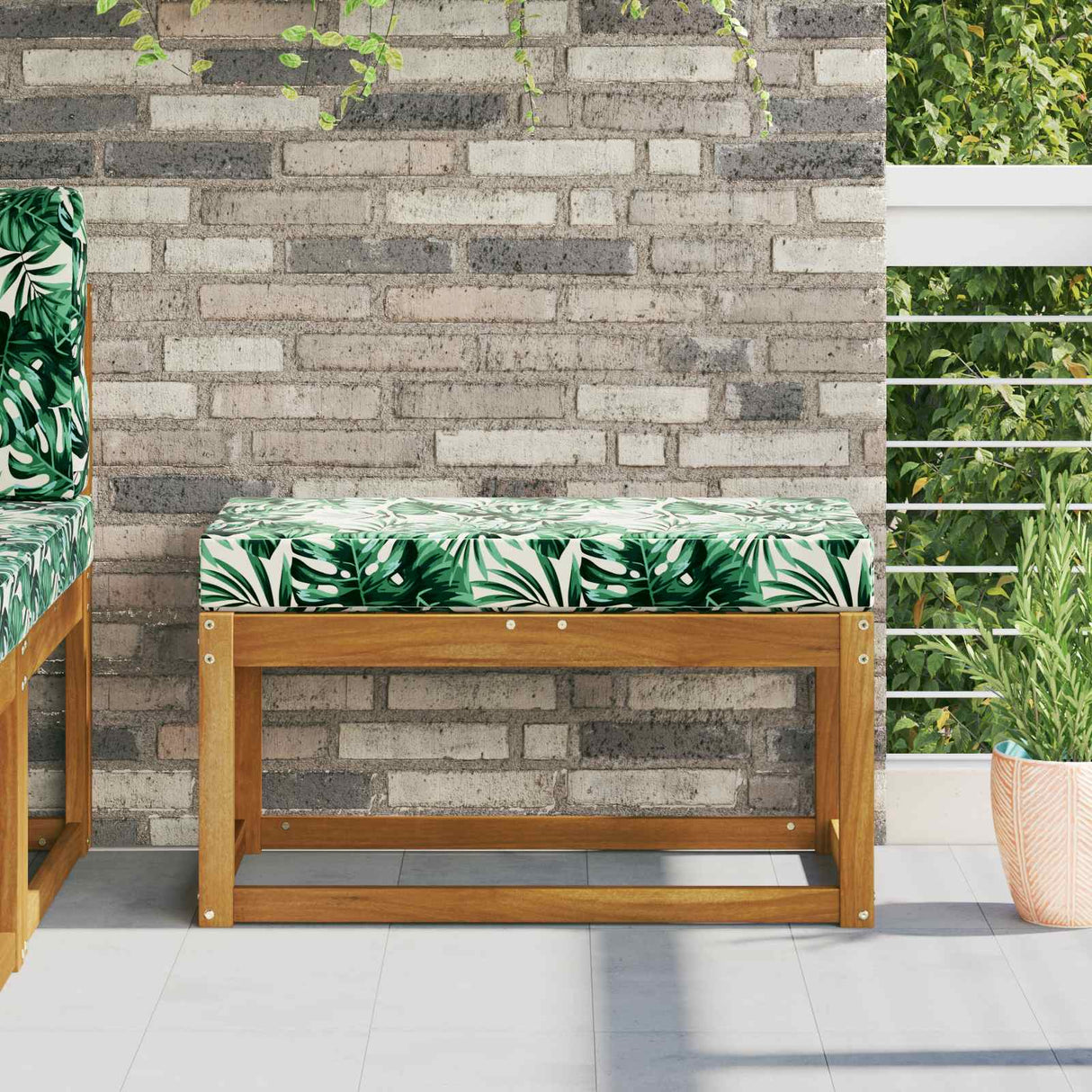 vidaXL Buitenstoel Kussen Antraciet 40 x 40 x 8 cm 100% Polyester