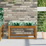 vidaXL Buitenstoel Kussen Antraciet 40 x 40 x 8 cm 100% Polyester