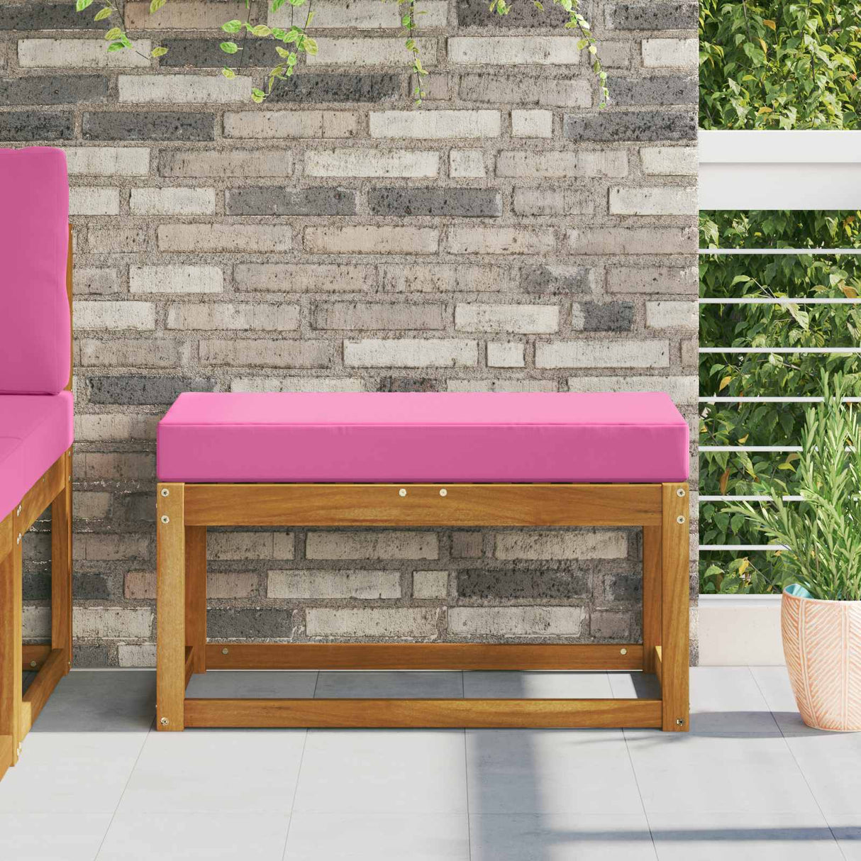 vidaXL Buitenstoel Kussen Antraciet 40 x 40 x 8 cm 100% Polyester