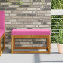 vidaXL Buitenstoel Kussen Antraciet 40 x 40 x 8 cm 100% Polyester