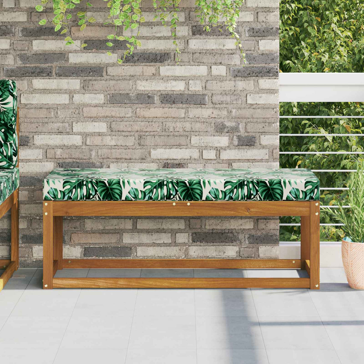 vidaXL Buitenstoel Kussen Antraciet 40 x 40 x 8 cm 100% Polyester