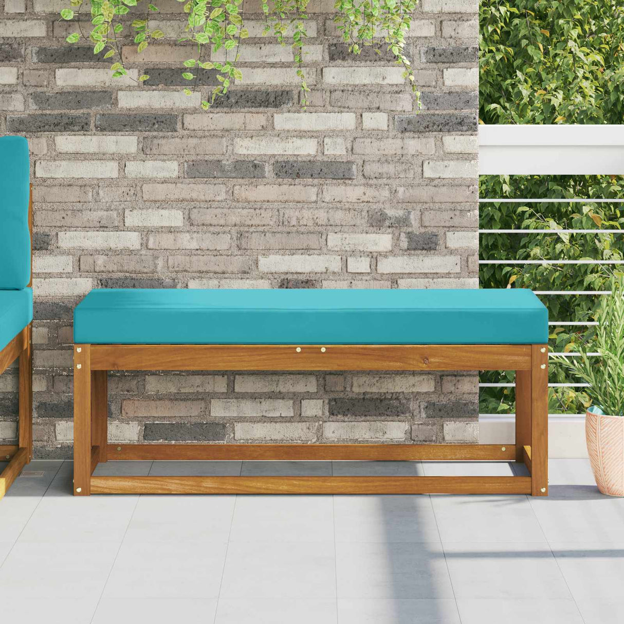 vidaXL Buitenstoel Kussen Antraciet 40 x 40 x 8 cm 100% Polyester