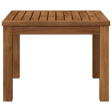 vidaXL Salontafel Naturel 40 x 40,5 x 36 cm Massief Acacia Hout