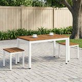 vidaXL Salontafel Naturel en Zwart 50 x 100,5 x 45 cm