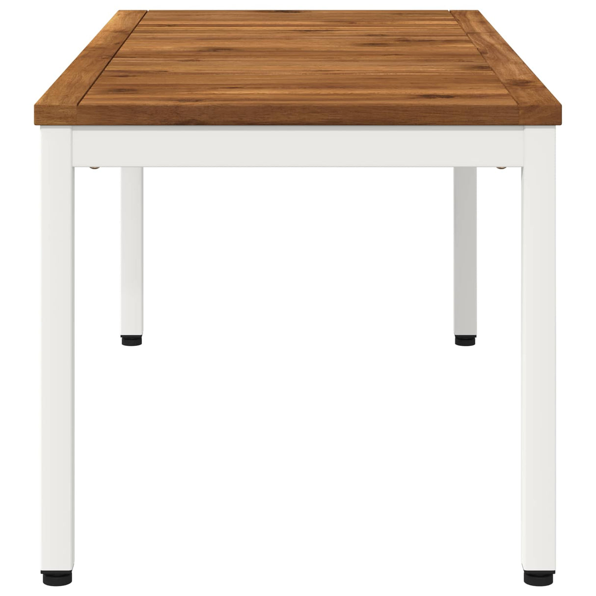 vidaXL Salontafel Naturel en Zwart 50 x 100,5 x 45 cm