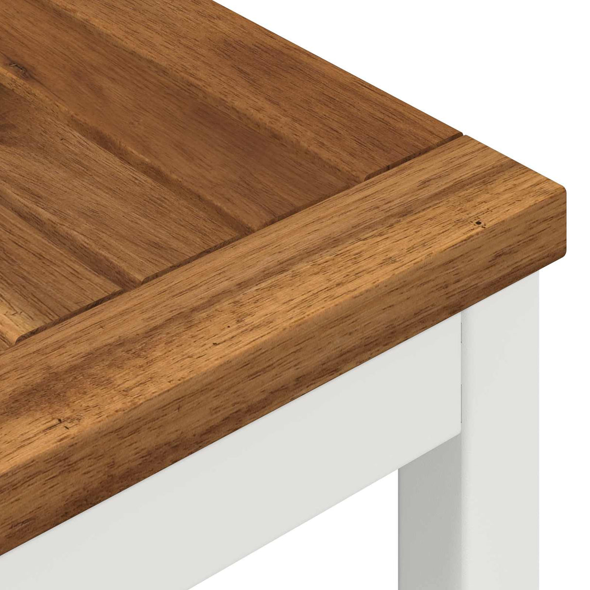 vidaXL Salontafel Naturel en Zwart 50 x 100,5 x 45 cm