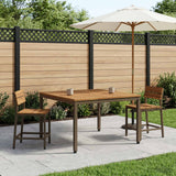 vidaXL Salontafel Naturel en Zwart 50 x 100,5 x 45 cm