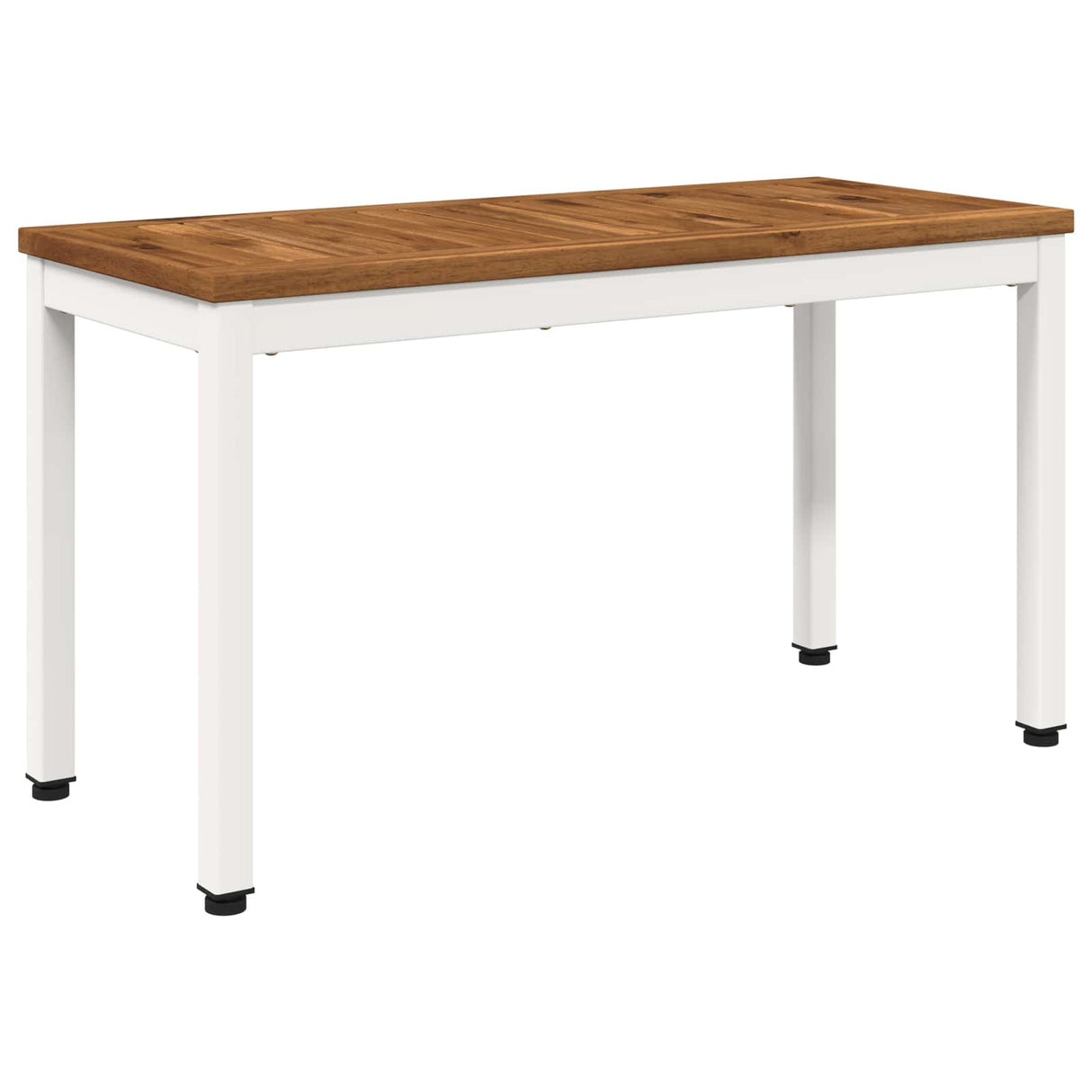 vidaXL Tuinbank 80,5 x 35 x 45 cm Massief Acacia Hout Naturel en Zwart