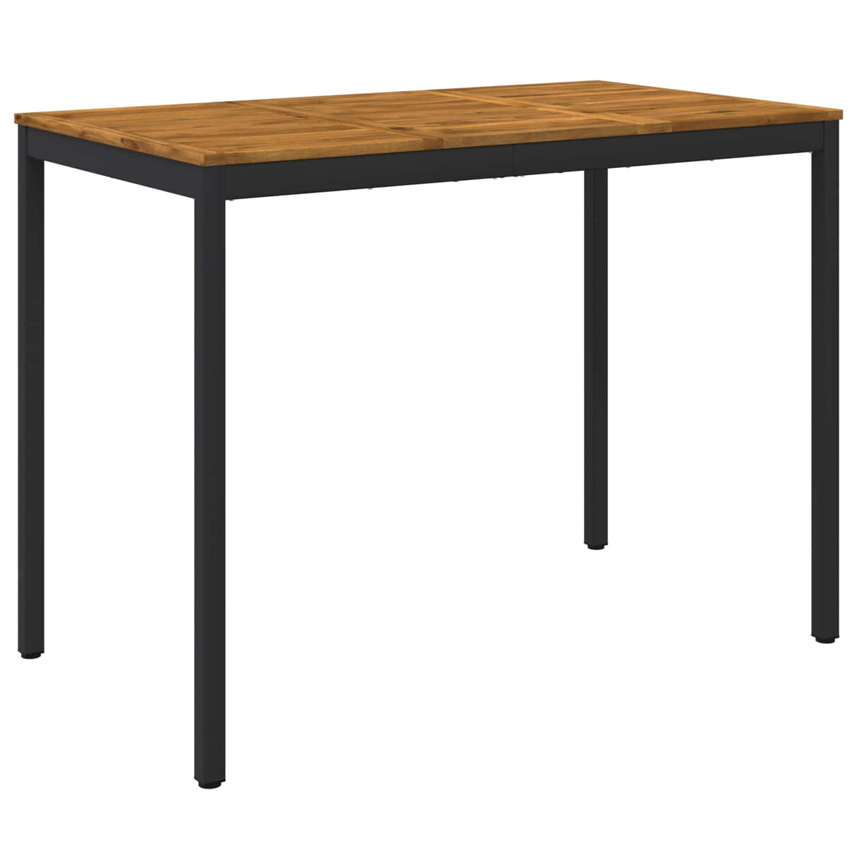vidaXL Tuin Bar Tafel Natuurlijk en Wit 141 x 80,5 x 105 cm