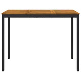 vidaXL Tuin Bar Tafel Natuurlijk en Wit 141 x 80,5 x 105 cm