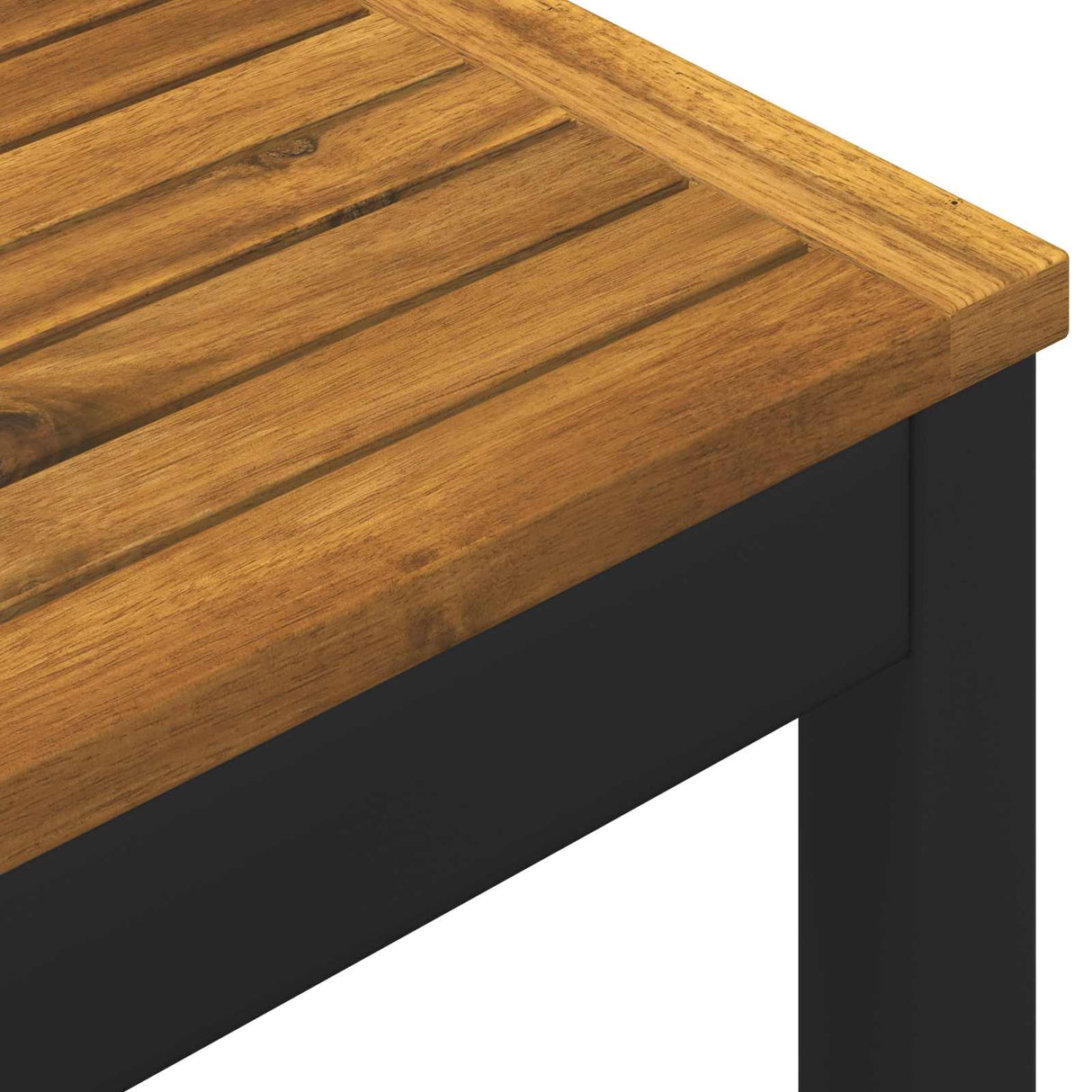 vidaXL Tuin Bar Tafel Natuurlijk en Wit 141 x 80,5 x 105 cm
