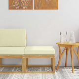 vidaXL Buiten Midden Sofa Massief Acacia Hout Naturel