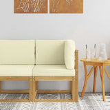 vidaXL Buiten Midden Sofa Massief Acacia Hout Naturel