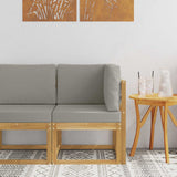 vidaXL Buiten Midden Sofa Massief Acacia Hout Naturel
