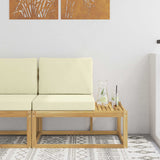 vidaXL Buiten Midden Sofa Massief Acacia Hout Naturel