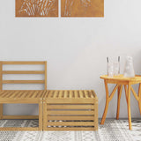 vidaXL Garden Table Solid Acacia Wood Natural 59 x 59 x 37 cm