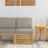 vidaXL Garden Table Solid Acacia Wood Natural 59 x 59 x 37 cm