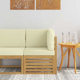 vidaXL Garden Table Solid Acacia Wood Natural 59 x 59 x 37 cm