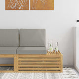 vidaXL Garden Table Solid Acacia Wood Natural 59 x 59 x 37 cm