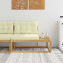 vidaXL Outdoor Ottoman Solid Acacia Wood Natural
