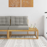 vidaXL Outdoor Ottoman Solid Acacia Wood Natural