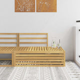 vidaXL Outdoor Footstool Solid Acacia Wood Natural