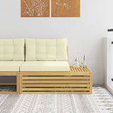 vidaXL Outdoor Footstool Solid Acacia Wood Natural