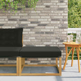 vidaXL Buiten Voetenbank Massief Acacia Hout Naturel
