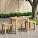 vidaXL Salontafel Naturel 40 x 40,5 x 36 cm Massief Acacia Hout