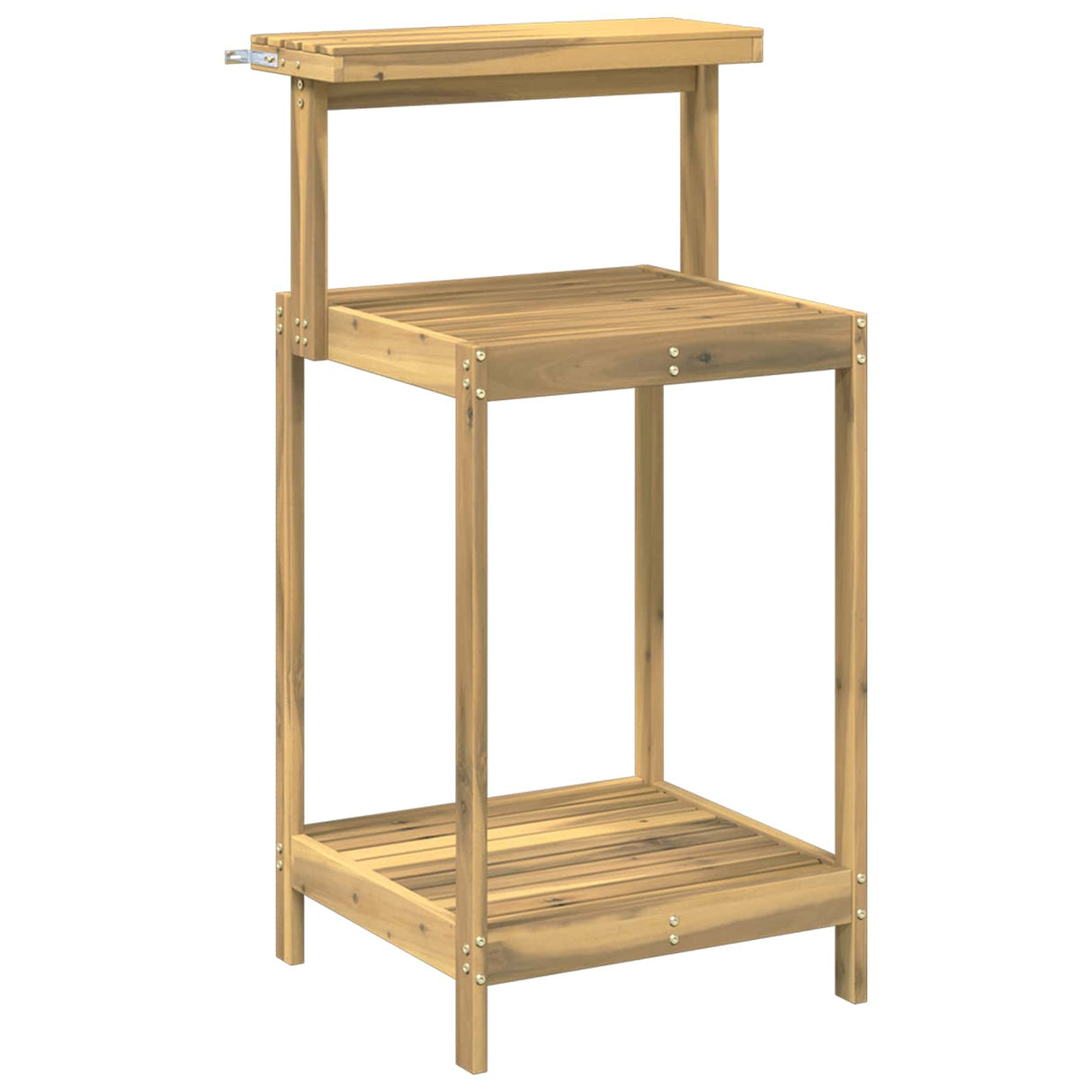 vidaXL Buiten pottingbank 56,5 x 48,5 x 107 cm Massief Acacia Hout