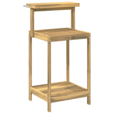 vidaXL Buiten pottingbank 56,5 x 48,5 x 107 cm Massief Acacia Hout