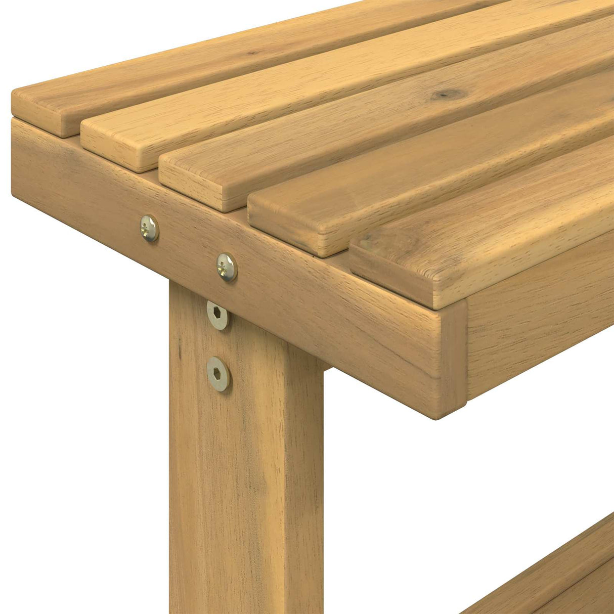 vidaXL Buiten pottingbank 56,5 x 48,5 x 107 cm Massief Acacia Hout