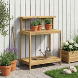 vidaXL Buiten pottingbank 56,5 x 48,5 x 107 cm Massief Acacia Hout