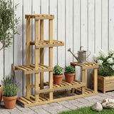 vidaXL Plantenstand Naturel 93,5 x 25 x 91,5 cm Massief Acacia Hout