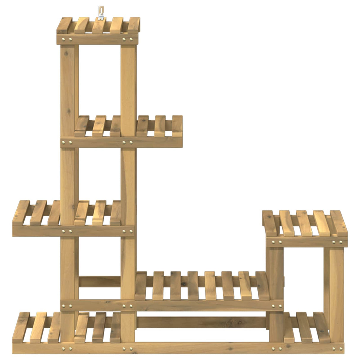vidaXL Plantenstand Naturel 93,5 x 25 x 91,5 cm Massief Acacia Hout