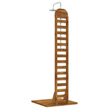vidaXL Outdoor Shower 225 cm Solid Acacia Wood and Stainless Steel White