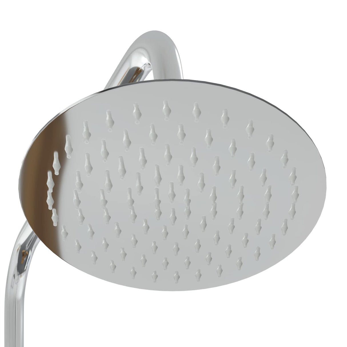vidaXL Outdoor Shower 225 cm Solid Acacia Wood and Stainless Steel White
