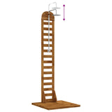 vidaXL Outdoor Shower 225 cm Solid Acacia Wood and Stainless Steel White