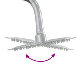 vidaXL Outdoor Shower 225 cm Solid Acacia Wood and Stainless Steel White