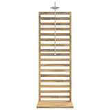 vidaXL Outdoor Shower 205.5 cm Solid Acacia Wood and Stainless Steel