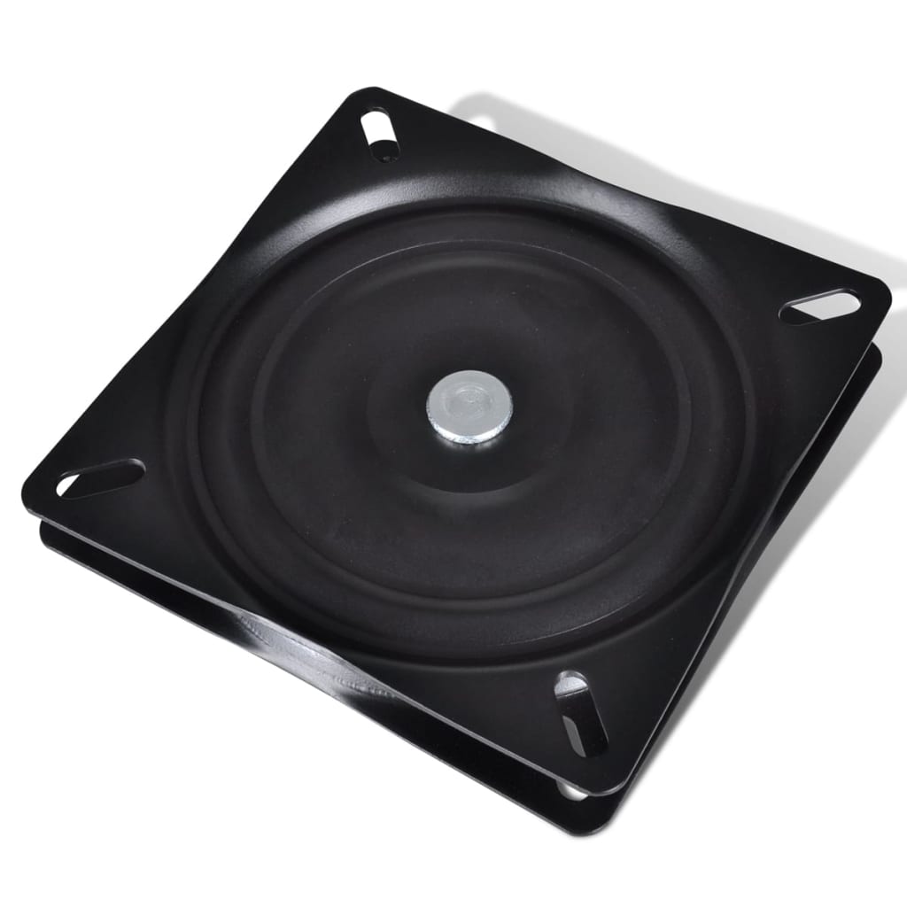 vidaXL Platines pivotantes pour sièges de bateau 2 pcs standard 160x160x2,5 mm