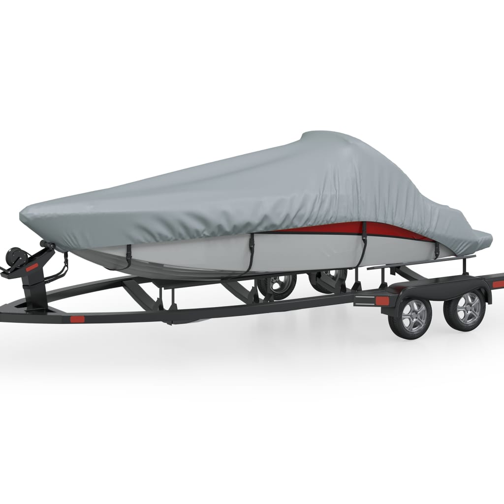 vidaXL Boat Covers 2 pcs 427-488x173 cm grey