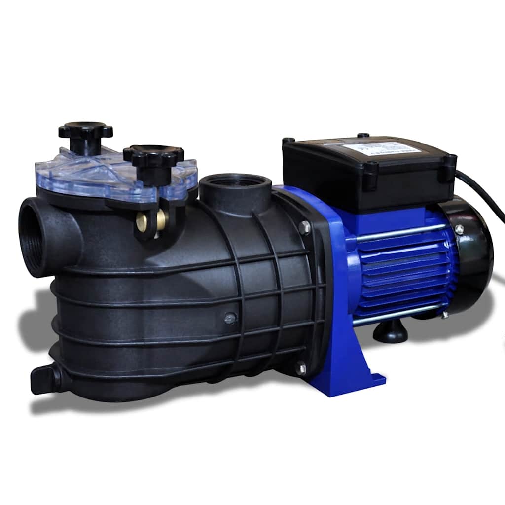 Electric swimming pool pump 500W blue