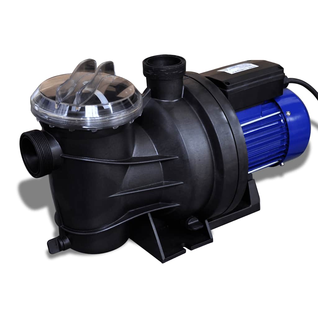 Electric swimming pool pump 500W blue