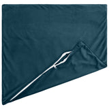 vidaXL Kussensloop 2 pcs HEERLEN Blauw 30 x 30 cm Fluweel