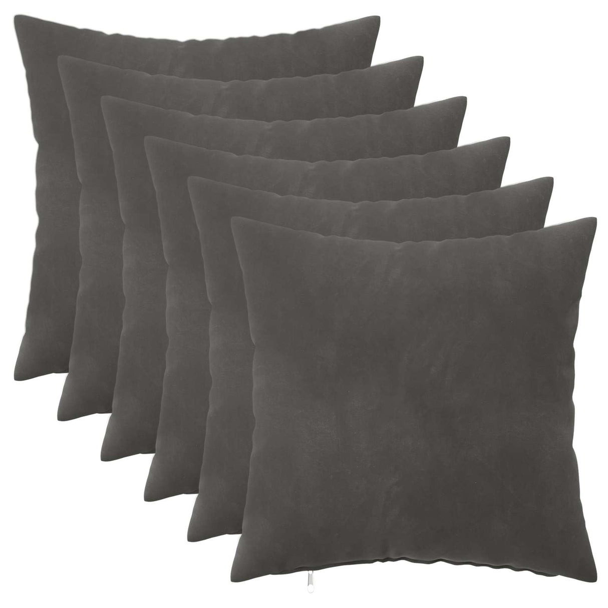 vidaXL Kussensloop 2 pcs HEERLEN Blauw 30 x 30 cm Fluweel